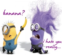 Minions Expressing Frustration Over Bananas