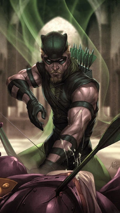 flecha verde, green arrow, jla