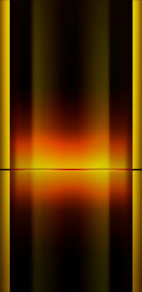 Vibrant Red and Gold Gradient Reflection