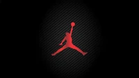 Minimalist Basketball Player Silhouette on Dark Background