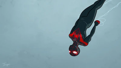 майлз моралес, miles morales, spider man, ультимативный человек паук, ultimate spider man