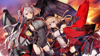 Принц Эйген и союзники: Динамичный дуэт из Azur Lane