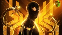 spider man no way home, 2021, movie, black gold, suit