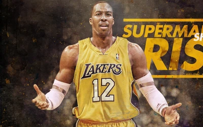 Superman Ascendente: Dwight Howard com a camisa dos Lakers