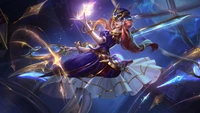 Gwen as Stargazer: Enchanting Splash Art from League of Legends