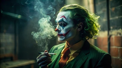 Joker: Un reflejo oscuro con humo y sombras