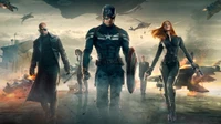 captain america the winter soldier, captain america, the avengers, nick fury, action film wallpaper