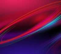 Neon Fractal Waves in Purple and Magenta