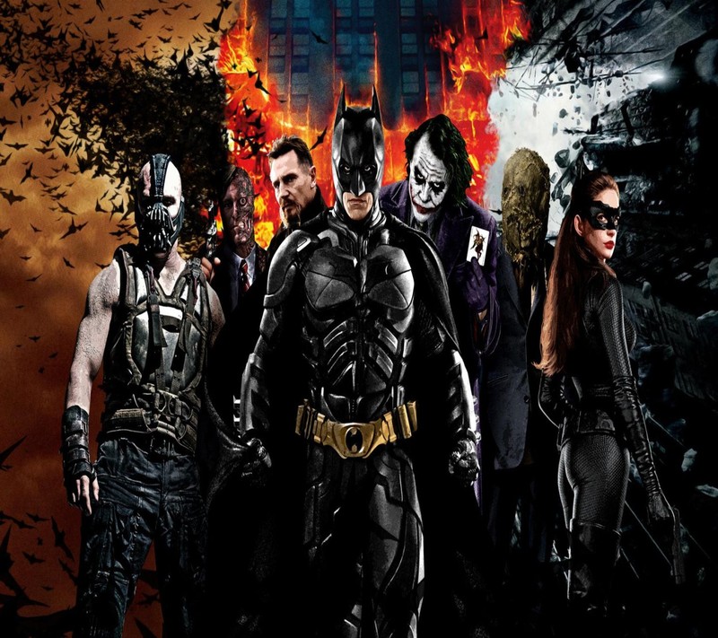 Бэтмен: rises the dark knight (бэйн, bane, batman, джокер, joker)