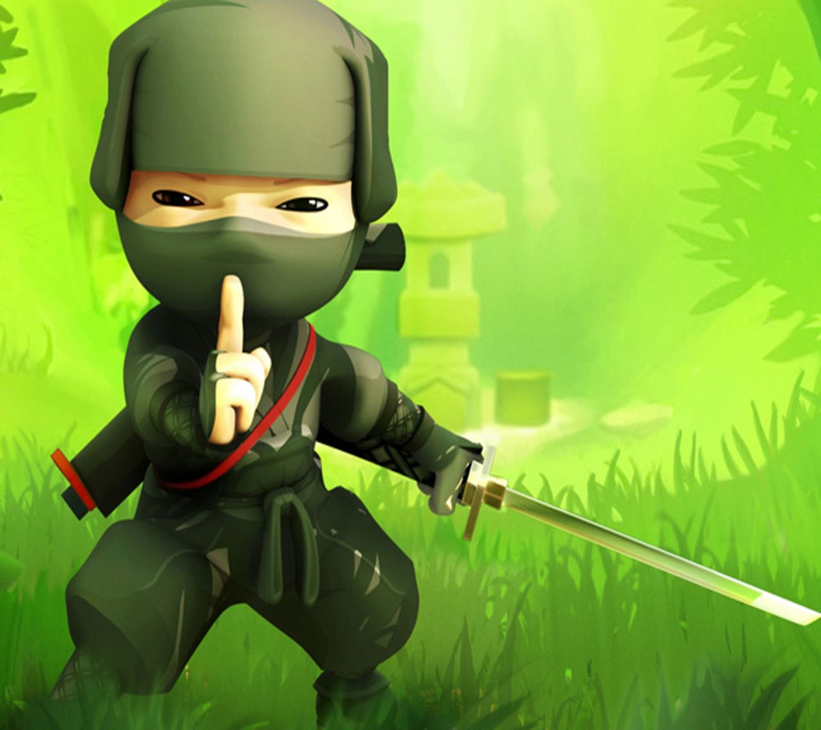 Скачать обои мультфильм, персонаж, развлечения, герой, mini ninja