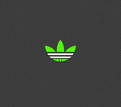 adidas, and, green, logo, white