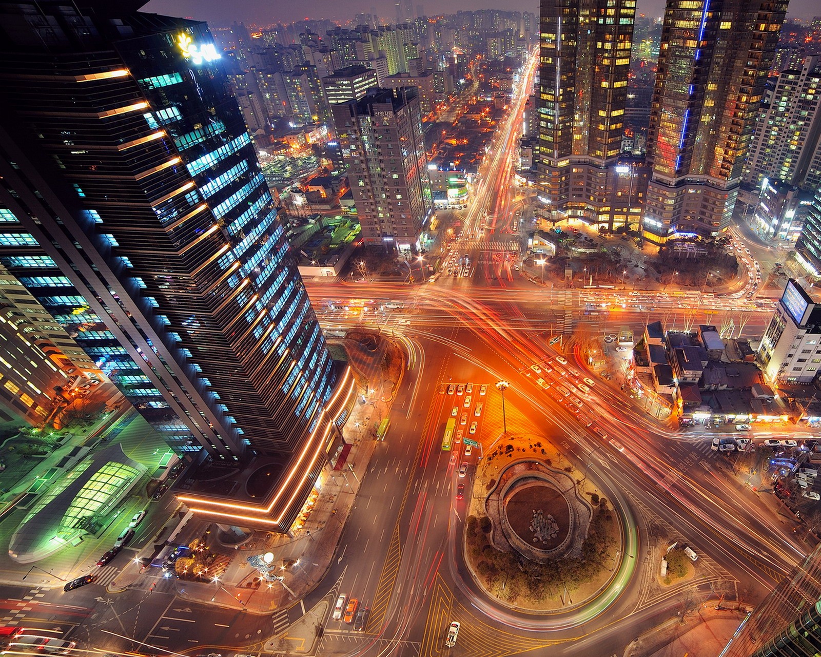 Descargar fondo de pantalla ciudad, corea