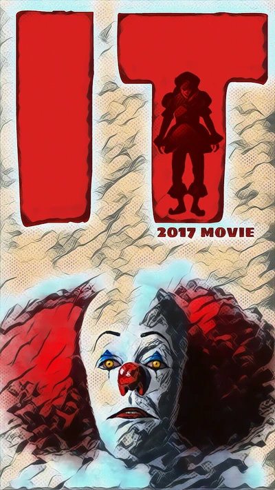 clown, horror, it, movie