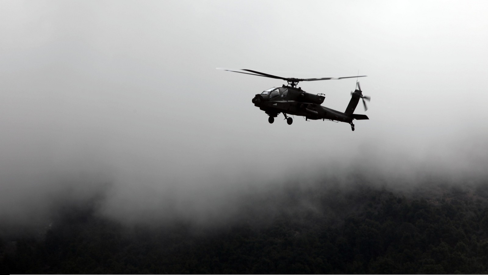 military helicopter, helicopter rotor, aircraft, aviation, sky wallpaper