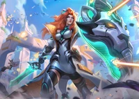 Leona la leona de batalla: Campeona de League of Legends en 4K de gloria