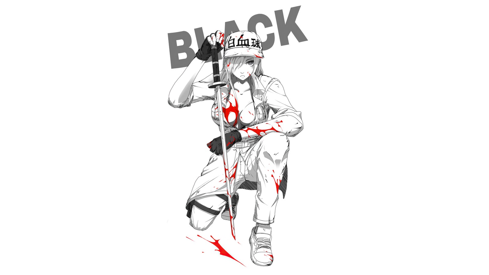 cells at work code black, はたらく細胞black, hataraku saibou black, anime, female Download Wallpaper