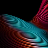 3d art, 3d background, 3d lines, black background, neon lines wallpaper