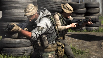 Taktische Soldaten sind im Einsatz in Call of Duty: Modern Warfare