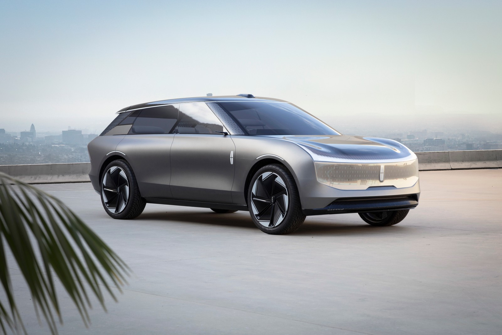 Der neue bmw vision suv wird in einem rendering-bild gezeigt (lincoln star konzept, lincoln star concept, 8k, autonomes auto, elektrischer suv)