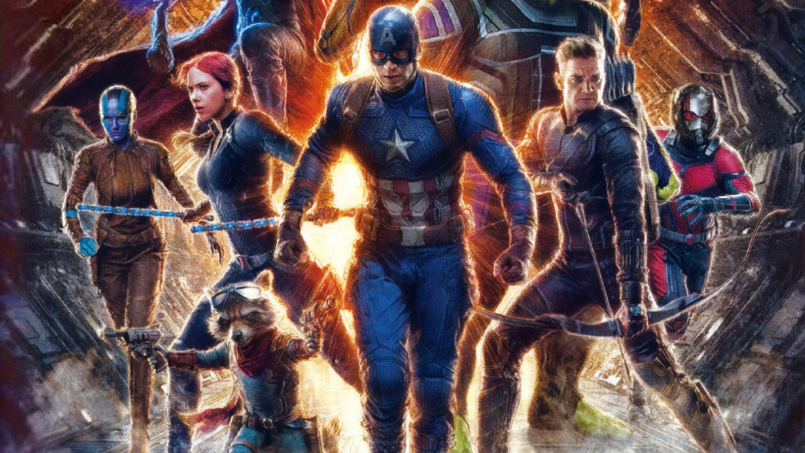 Los vengadores 4 llegan a los cines en los ee. uu. (vengadores endgame, avengers endgame, película, hawkeye, ant man)