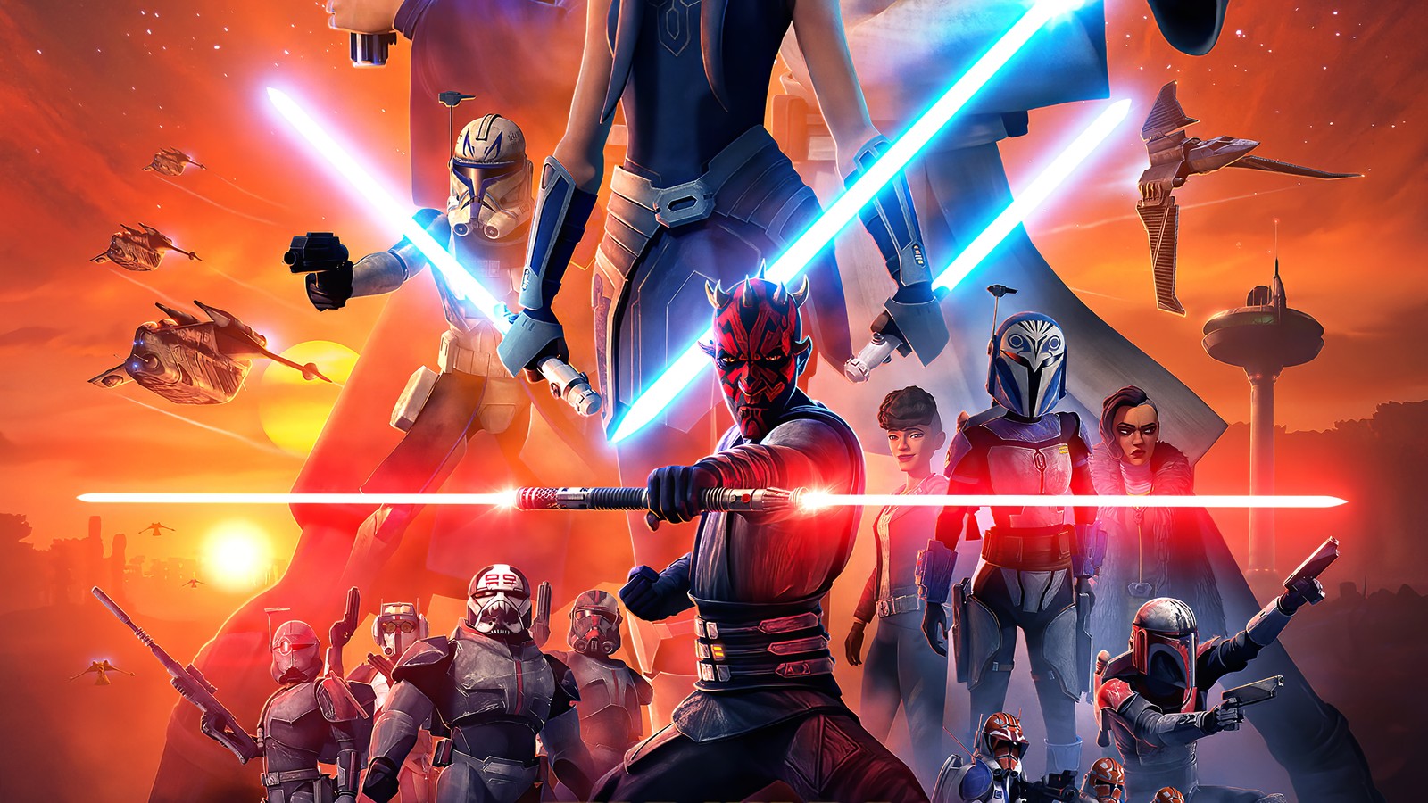 darth maul, star wars the clone wars, tv series, season 7, poster wallpaper