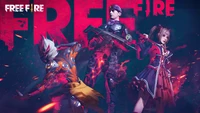 garena free fire, battle royale, video game, caroline, miguel