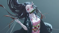 nezuko kamado, kimetsu no yaiba, tueur de démons kimetsu no yaiba, demon slayer kimetsu no yaiba, 鬼滅の刃