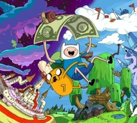 aventura, finn, jake