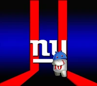 New York Giants: Mascote Icônico nas Cores da Equipe