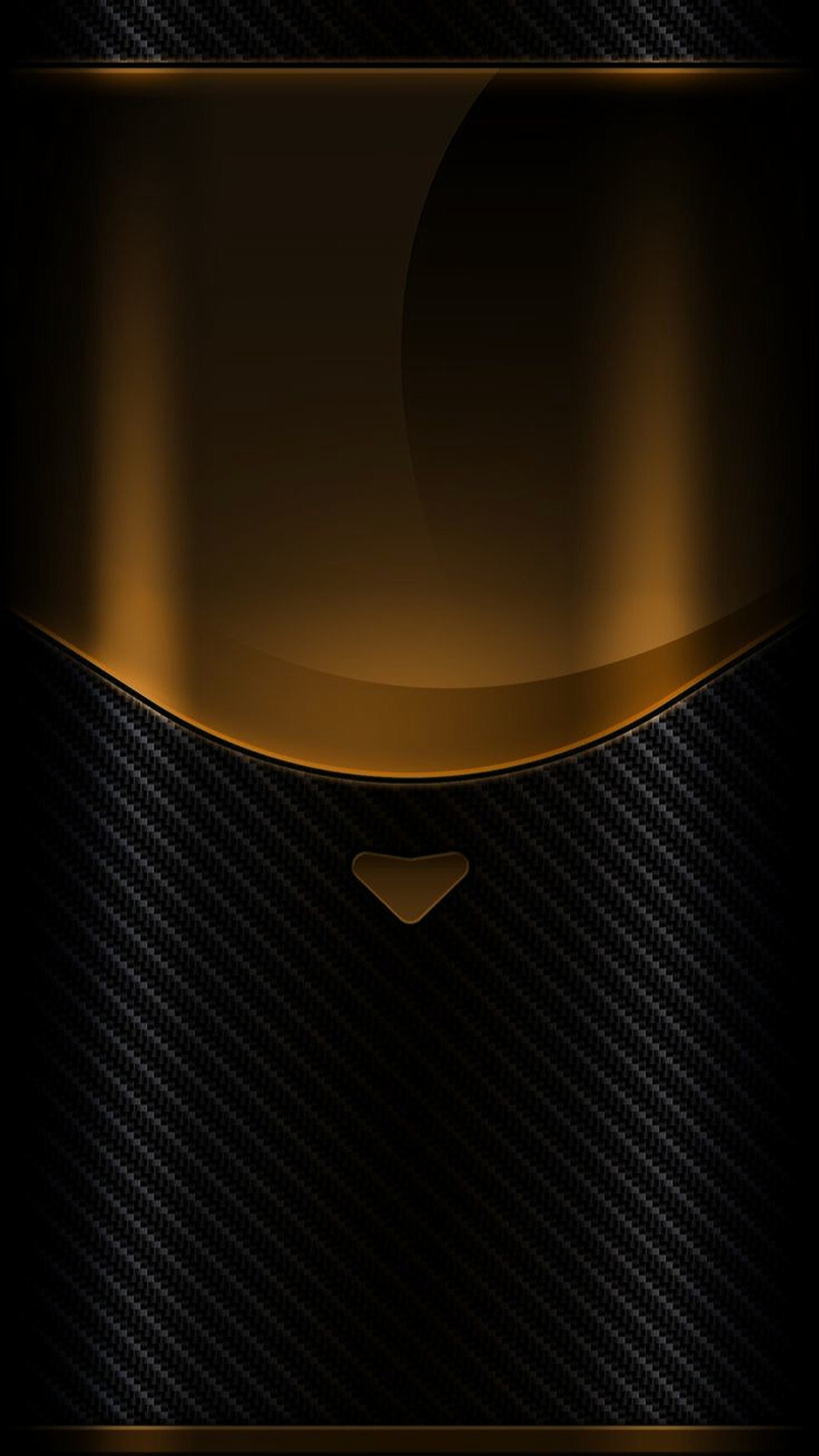 Un primer plano de un fondo negro y dorado con un borde dorado brillante (abstracto, negro, bronce, borde, metal)