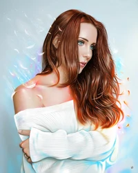 simone simons, dutch singer, portrait, girly backgrounds, 5k wallpaper