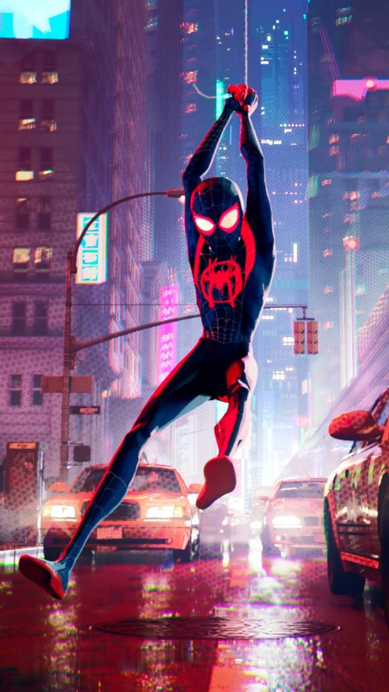 Постер человек-паук: через вселенные (майлз моралес, miles morales, человек паук, spiderman, мир пауков)