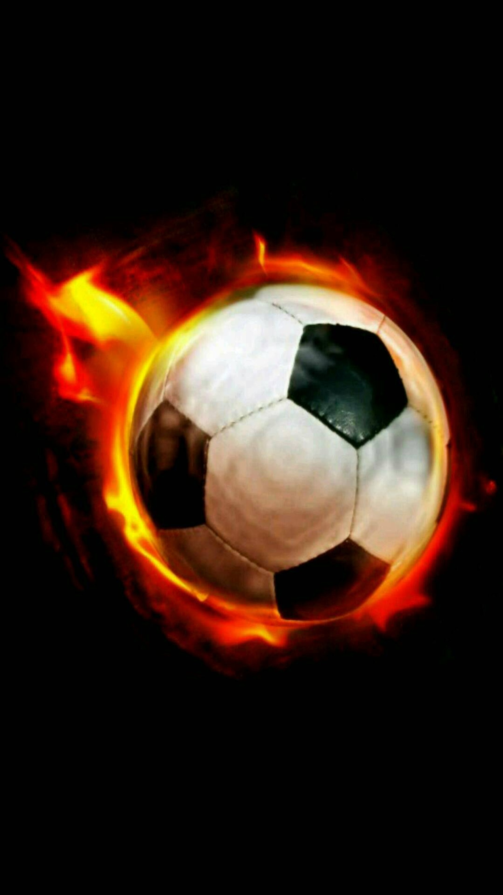 football in fire, game Download Wallpaper