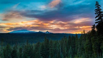 nature, nuage, sauvage, coucher de soleil, ciel