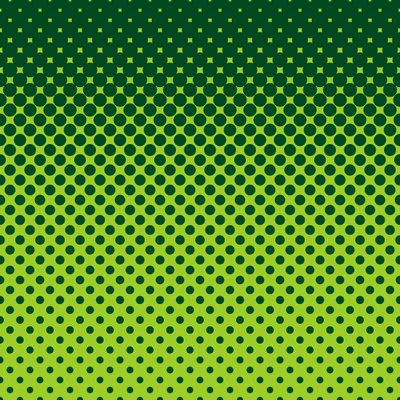 Motif à pois verts avec effet dégradé