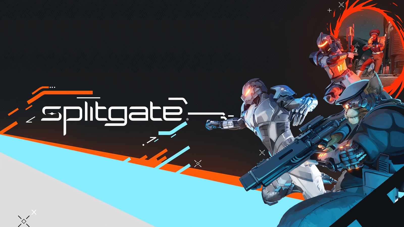 Lade splitgate, videospiel Hintergrund herunter