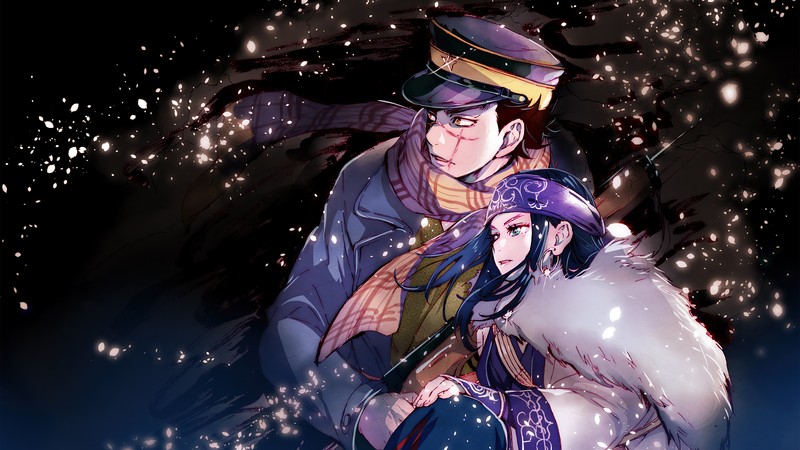 Anime, un homme en chapeau et manteau tenant un oiseau (kamuy doré, golden kamuy, ゴールデンカムイ, anime, asirpa)