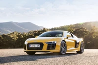 carro, audi, carro esportivo, golpe, audi r8