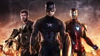 Avengers: Fin de partie – Les héros s'unissent : Captain America, Thor et Iron Man