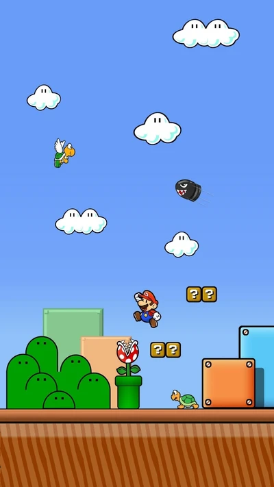 Super Mario Aventure : Sauter à Travers d'un Monde Coloré