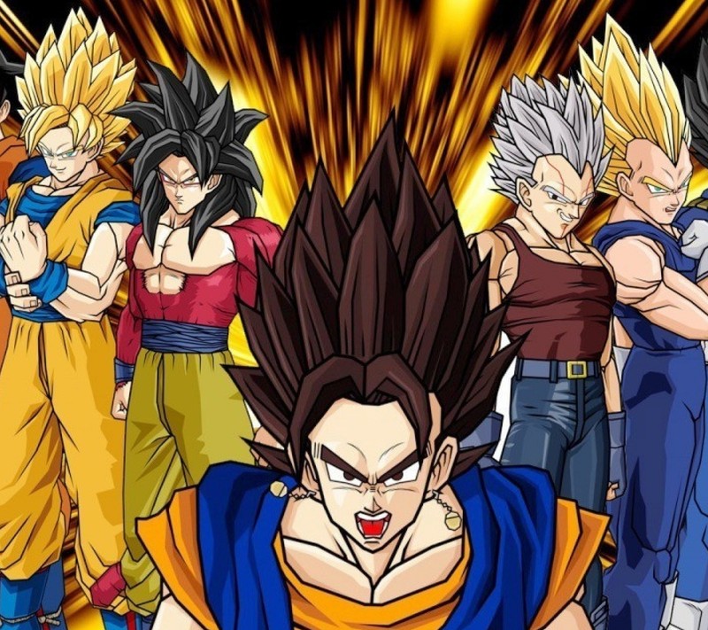 Обои dragon ball z (аниме, anime, dragon ball z, супер сайян, super saiyan)