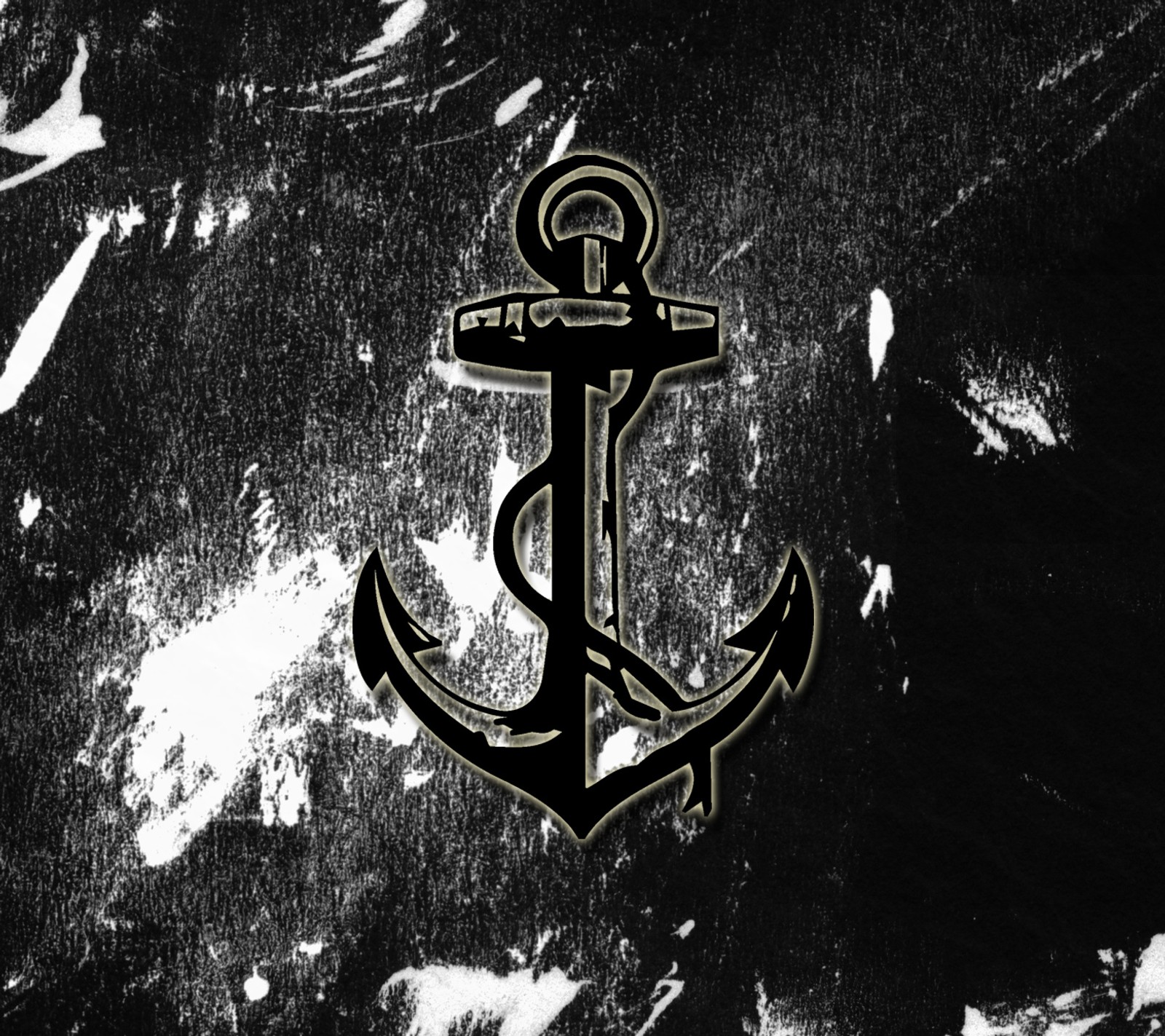 A close up of a black and white photo of an anchor (abstract, anchor, love, navy, sea)