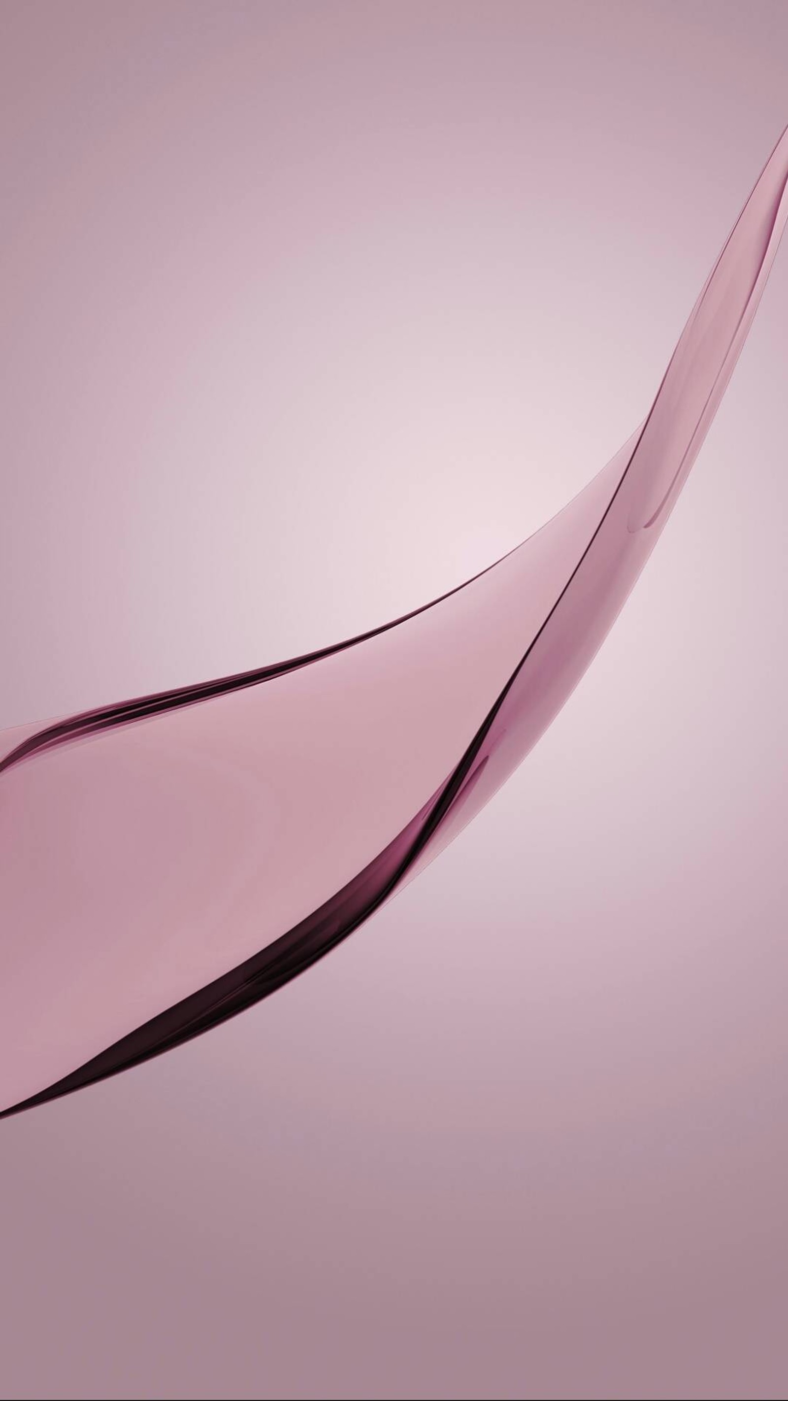 Purple glass wave on a light pink background (edge, galaxy, pink, ultra)