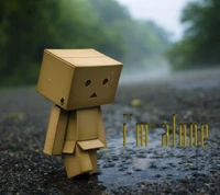 alone, danbo wallpaper