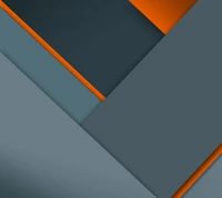 Abstract Geometric Design in Grey and Orange Tones