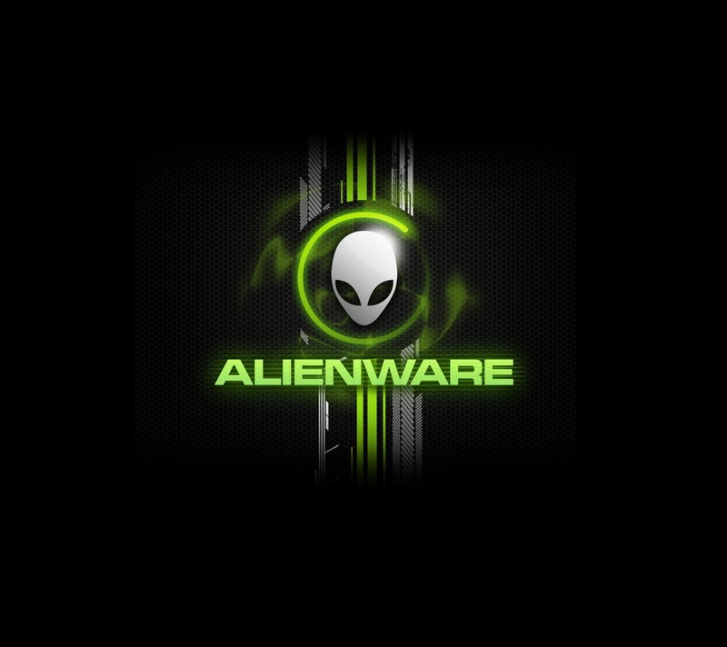 Логотип alienware на черном фоне (крутой, фото)