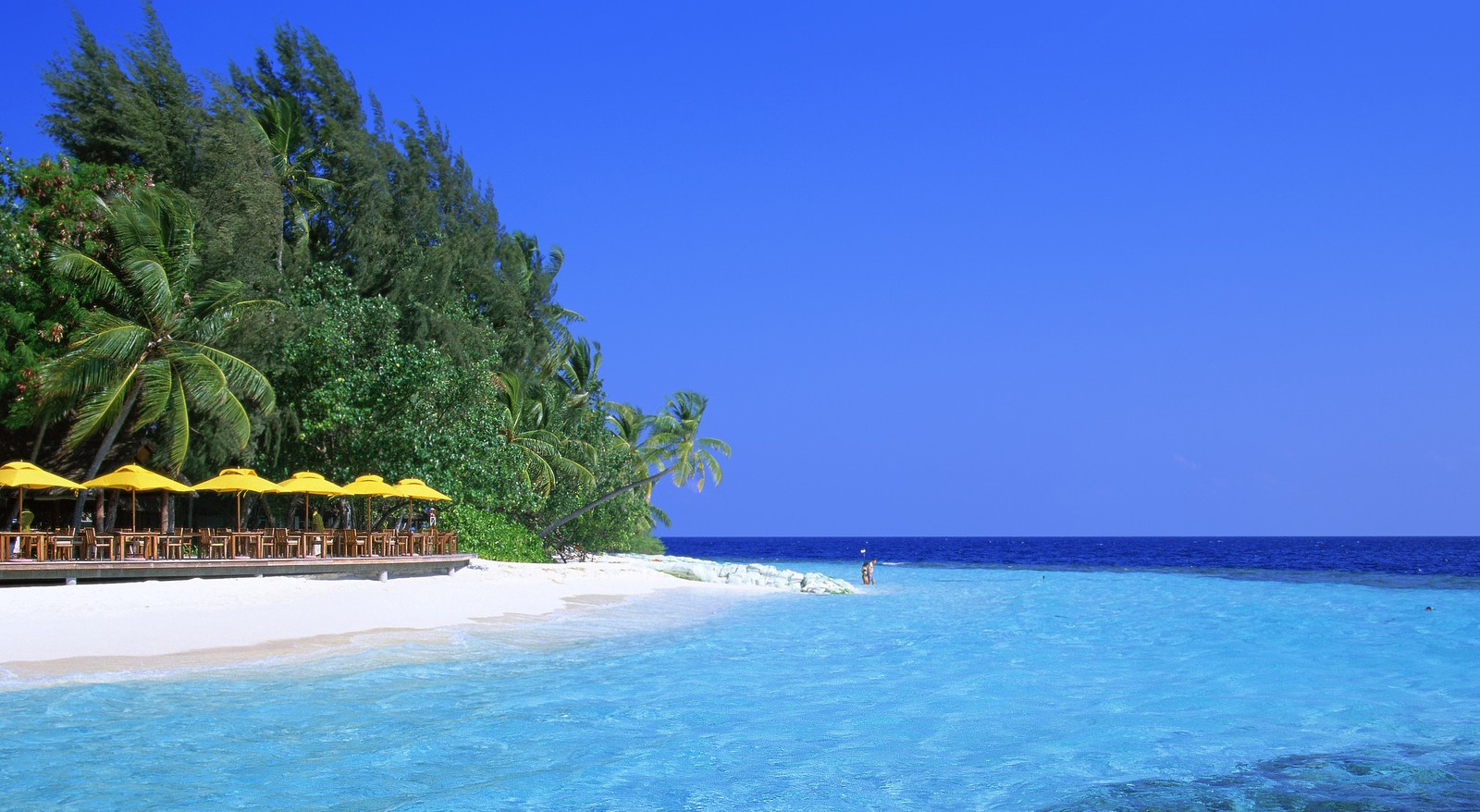 Lade strand, meer, tropen, karibisch, ozean Hintergrund herunter