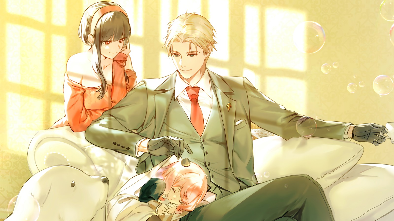 spy x family, anime, yor forger, loid forger, anya forger wallpaper