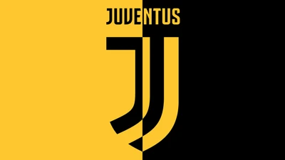 juventus, juventus fc, fond jaune, 5k, logo