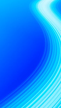 Dynamic Electric Blue Waves: A Vibrant Smartphone Background